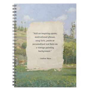 Carnet Créez votre propre devis Peinture Vintage