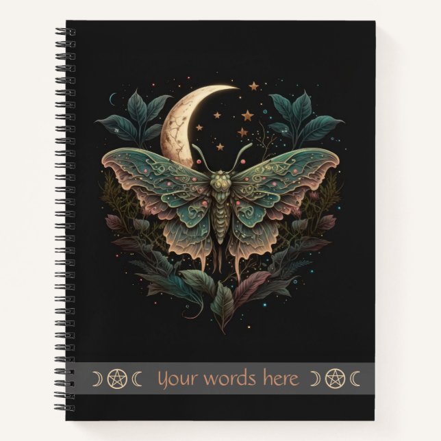 Carnet Créez Votre Propre Fleur de Papillon Céleste Iride (Devant)