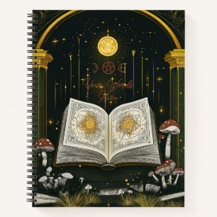 Carnet Créez Votre Propre Grimoire Botanique Mystique