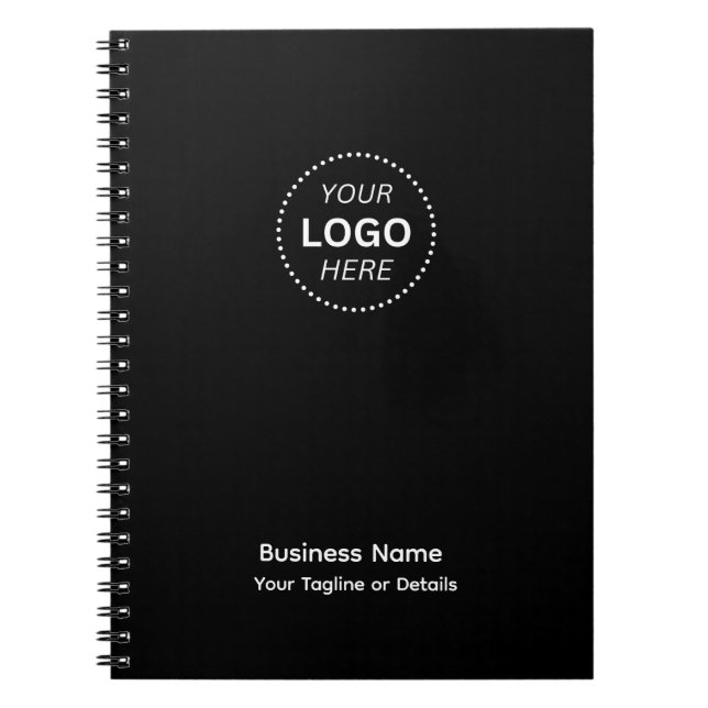 Carnet Créez Votre Propre Logo Ou Détails De Nom D'Entrep (Devant)