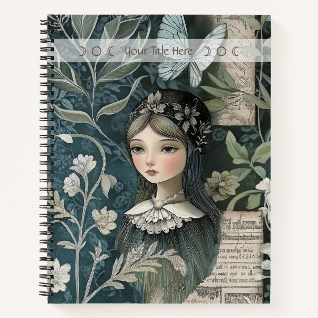 Carnet Créez Votre Propre Papillon Botanique de Sorcière  (Devant)
