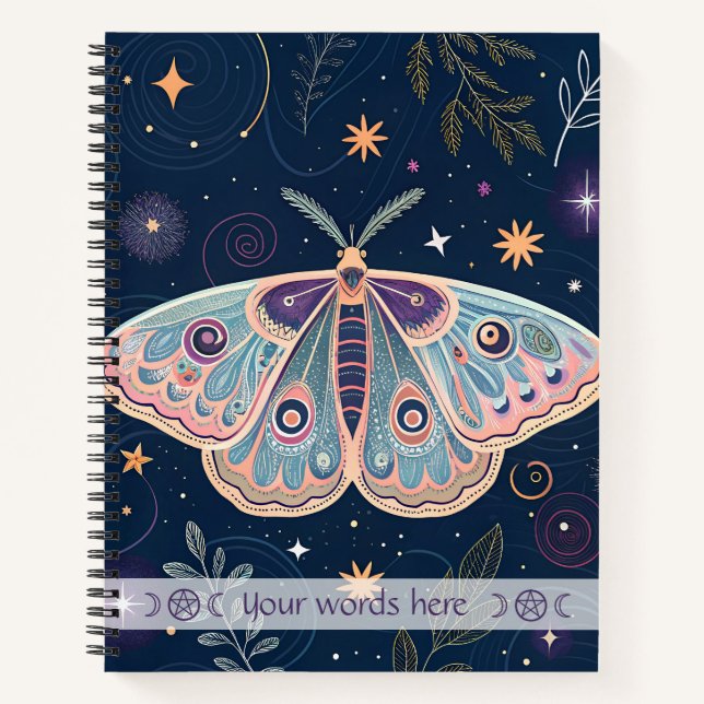 Carnet Créez Votre Propre Papillon Mystique Céleste de Pr (Devant)