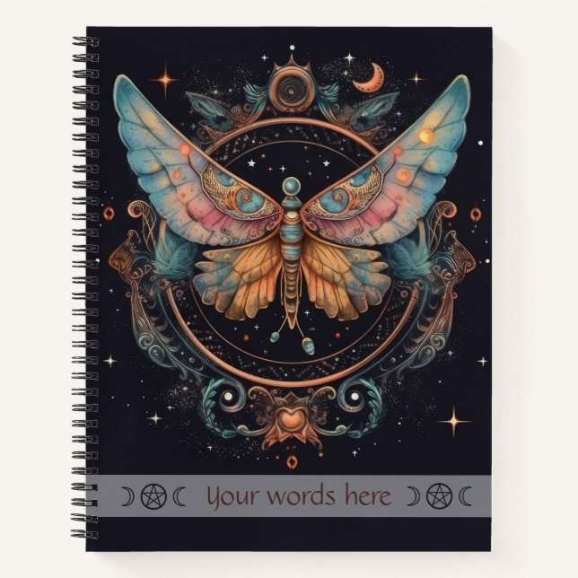 Carnet Créez Votre Propre Papillon Steampunk Céleste (Devant)