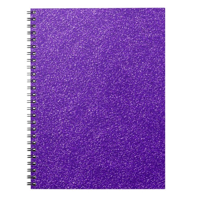 Carnet Créez votre propre Parties scintillant violette (Devant)
