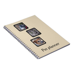 Carnet Créez votre propre planificateur d'animal familier