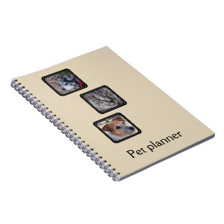 Carnet Créez votre propre planificateur d'animal familier