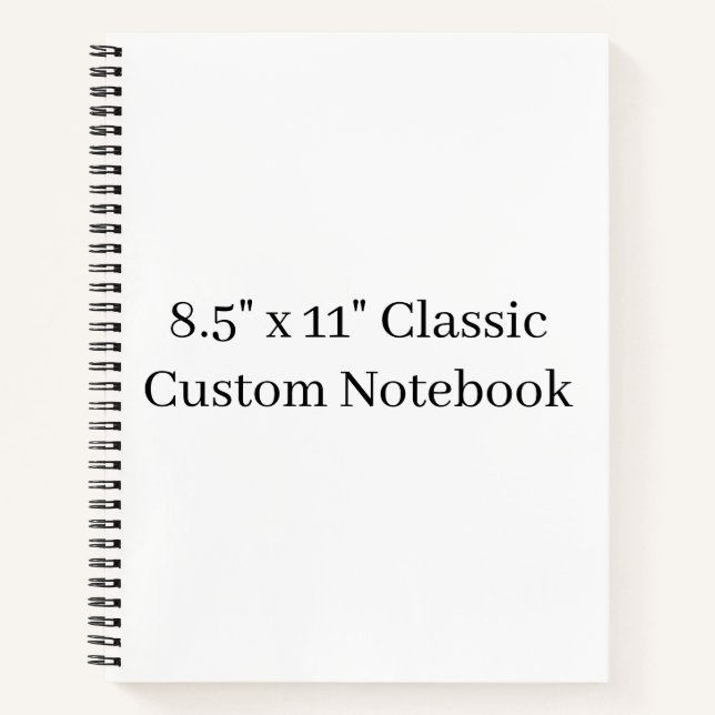 Carnet Créez Votre Propre Promotion de Marque Simple (Devant)