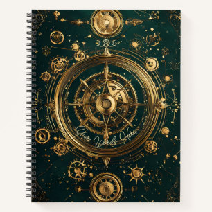 Carnet Créez Votre Propre Rose des Vents Steampunk Sarcel