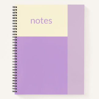 Carnet Crème à la glycine