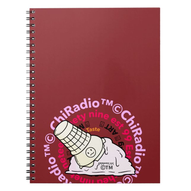 Carnet Crème glacée ChiRadioLLC ™ (Devant)