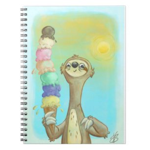 Carnet Crème glacée d'amours de paresses !