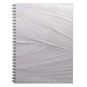 Carnet Crème glacée neige blanche hiver