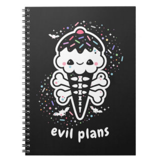 Carnet Crème glacée Pastel Grunge Cute
