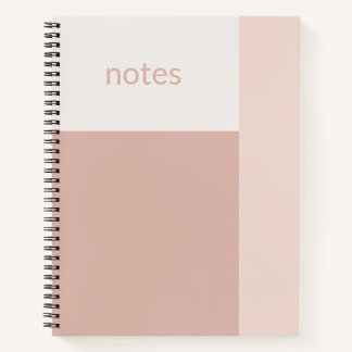 Carnet Crème Lilas Personnalisable