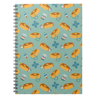 Carnet Crêpes de docteur vert pâle