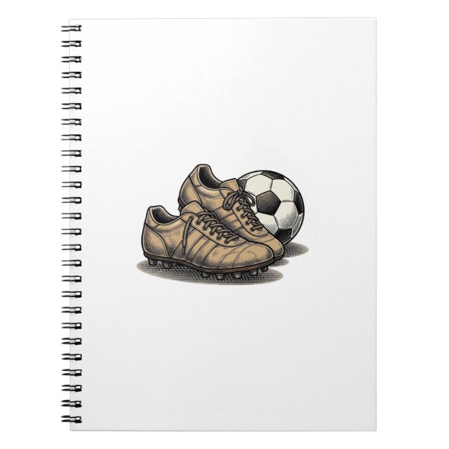 Carnet Crépuscule Chaussures De Football Et Conception De (Devant)