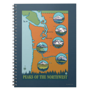 Carnet Crêtes du nord-ouest - 5 montagnes différentes