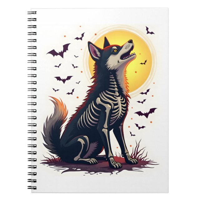 Carnet Cri Skeleton Shiba (Devant)