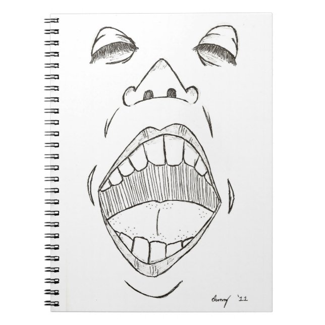 carnet "crier" (Devant)