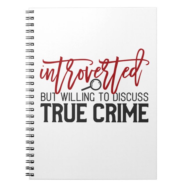 Carnet crime réel (Devant)