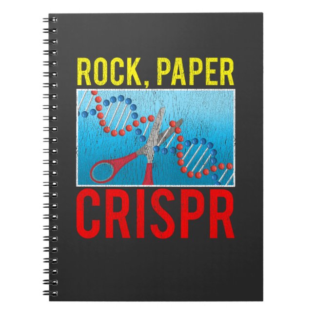 Carnet Crispr Funny Biologie Étudiante Biologiste Scienti (Devant)