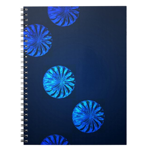 Carnet Cristal bleu design irlandais (Devant)