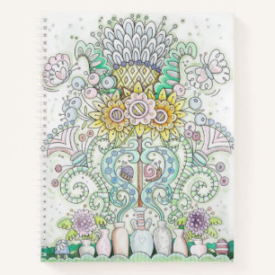 Carnet Critères et fleurs heureux