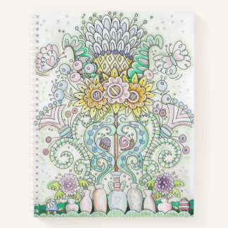 Carnet Critères et fleurs heureux