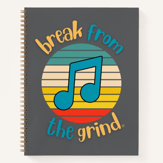 Carnet Croche de musique  (Devant)