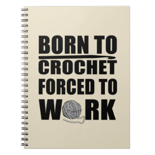 Carnet crocheters cadeau drôle crochet devis