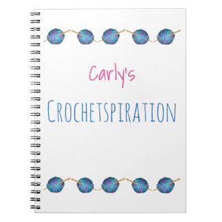 Carnet Crochetspiration - personnalisée avec votre nom
