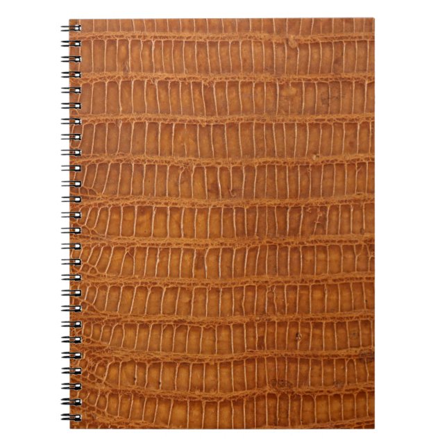 Carnet Crocodile alligator reptile texture cuir fermer (Devant)