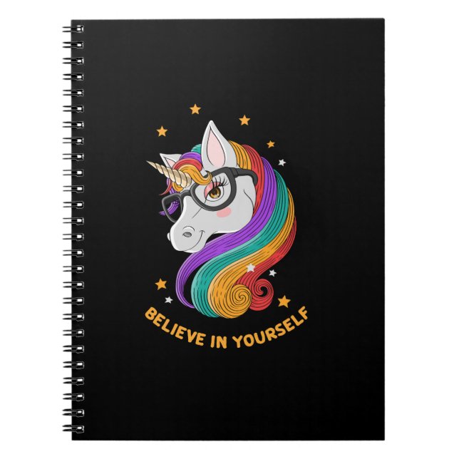Carnet Crois En Toi-Même Unicorne (Devant)