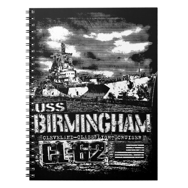 Carnet croiseur léger Birmingham (Devant)