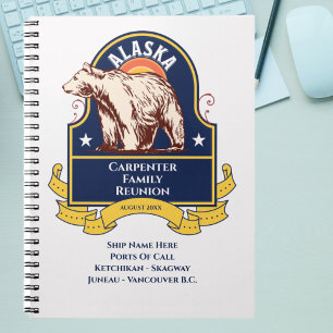 Carnet Croisière de la famille de l'ours de l'Alaska