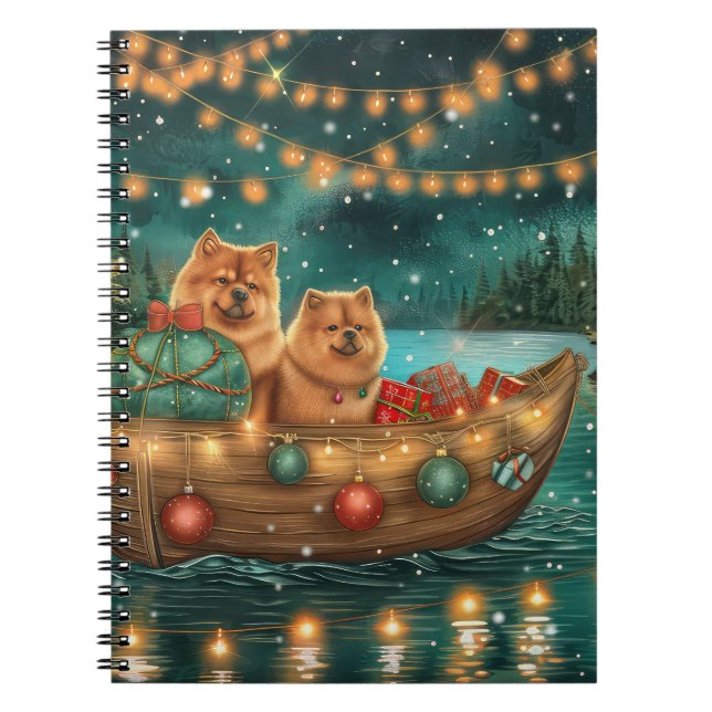 Carnet Croisière festive de Noël du Chow Chow (Devant)