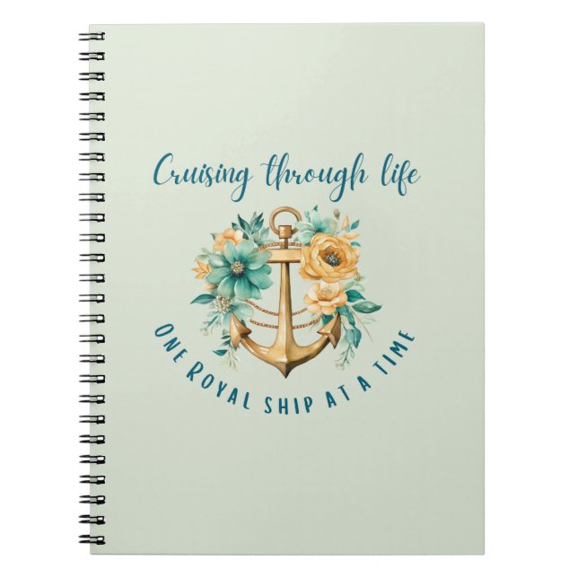 Carnet Croisière Royal Floral (Devant)