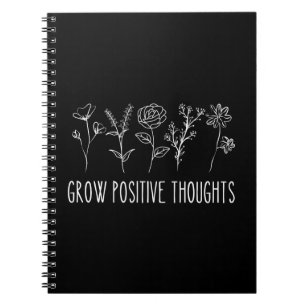 Carnet Croissance des pensées positives Esthétique