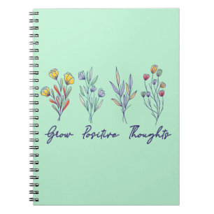 Carnet Croissance des pensées positives Fleur sauvage Flo