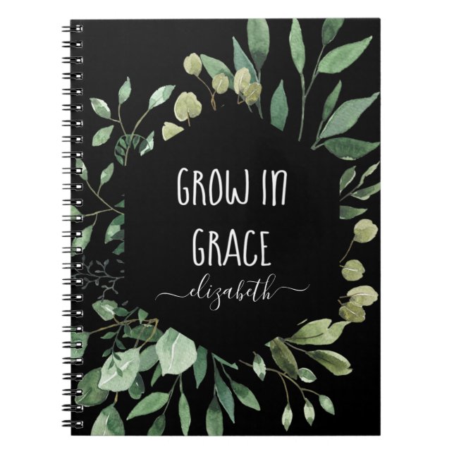 Carnet Croissance Personnalisée Dans L'Aquarelle Grace Ve (Devant)