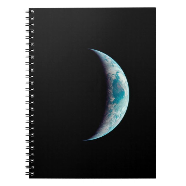 Carnet croissant planète terre science espace univers gee (Devant)