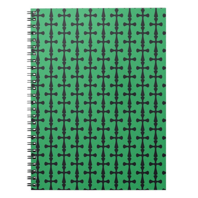 Carnet Croix bleue chrétienne (Devant)