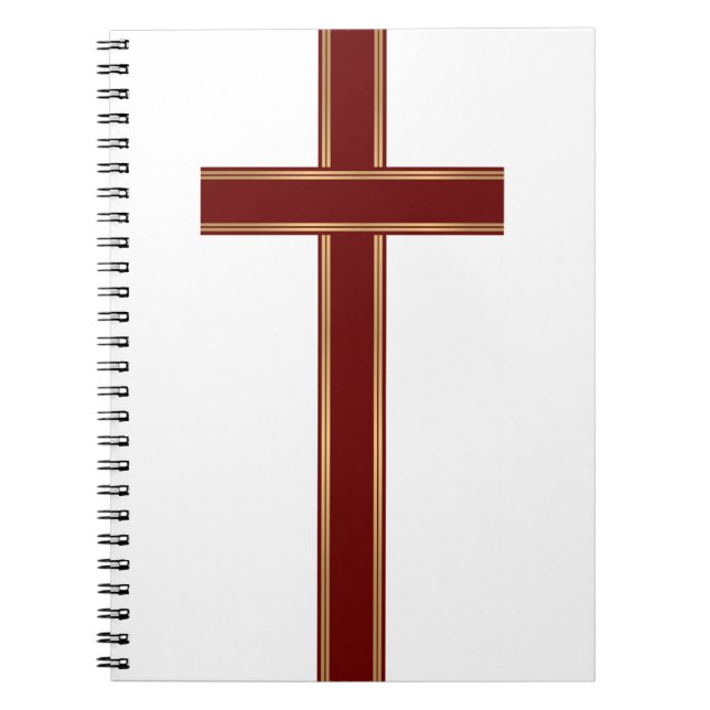 Carnet Croix chrétienne (Devant)