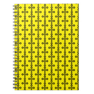 Carnet Croix chrétienne noire