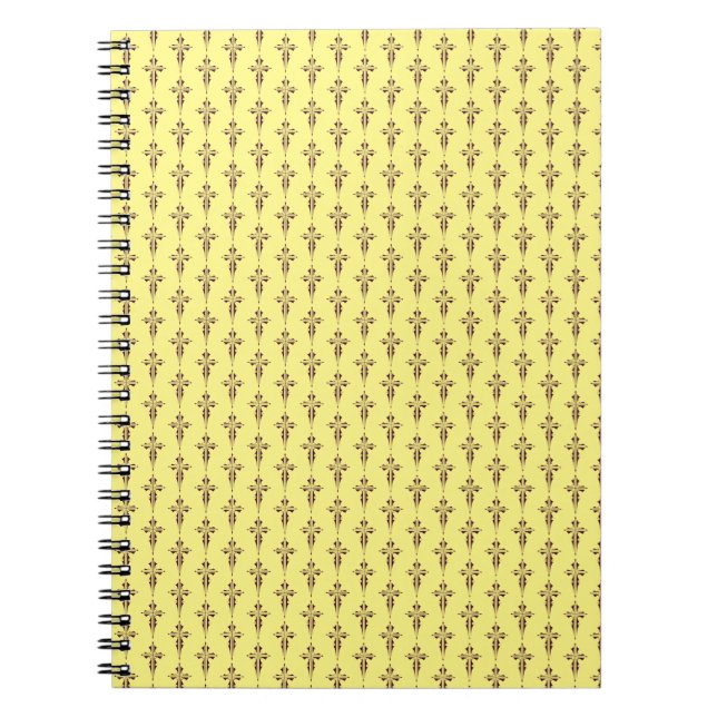 Carnet Croix chrétienne violette (Devant)