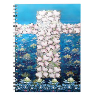 Carnet Croix florale