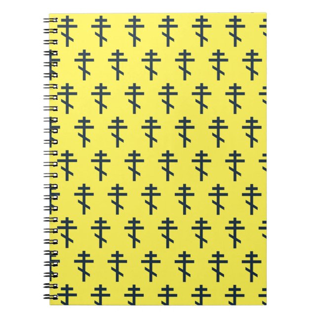 Carnet croix orthodoxe russe (Devant)