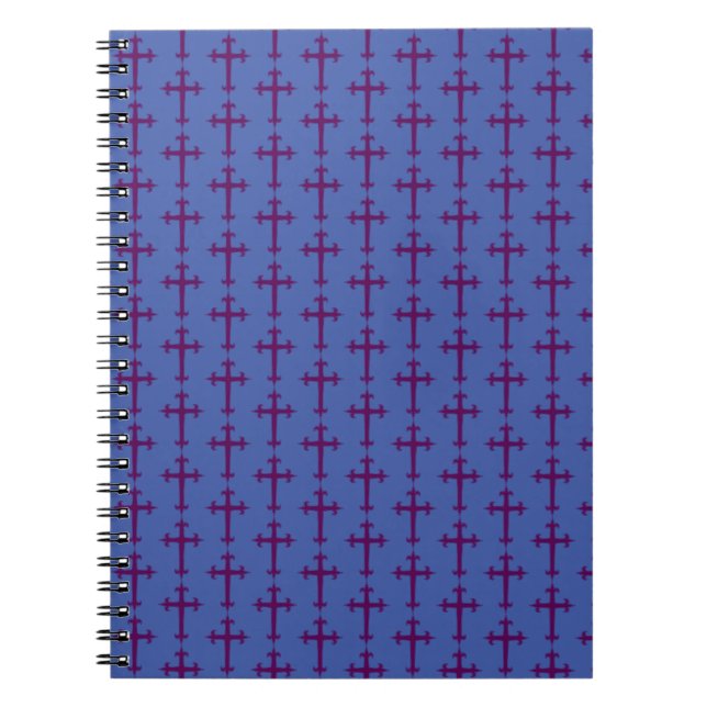 Carnet Croix violette Art dévotionnel du Carême et de l'A (Devant)