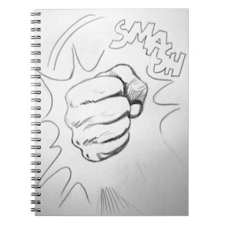 Carnet Croquis au crayon Pop Art Smash