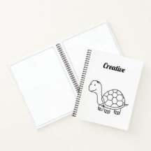 Croquis créatif de tortue